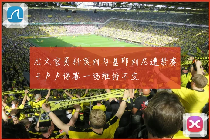 尤文官员科莫利与基耶利尼遭禁赛卡卢卢停赛一场维持不变